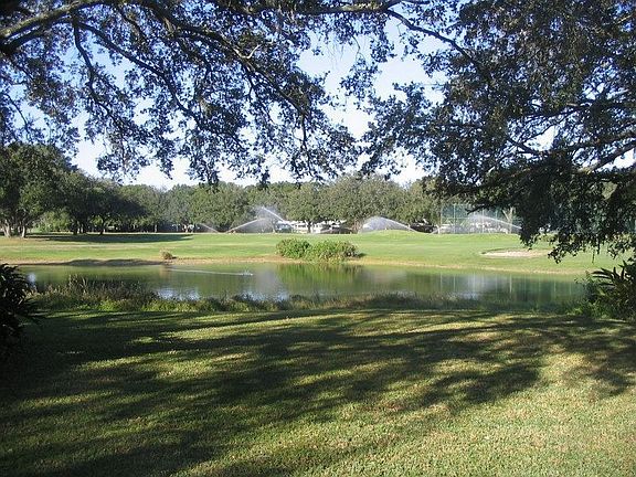 Back yard view to course