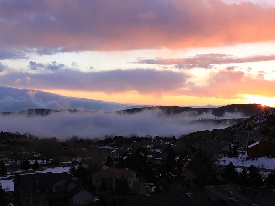 Sunrise view from home