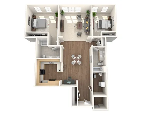 Floor plan B2D