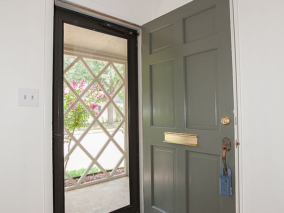 Mail slot in the door