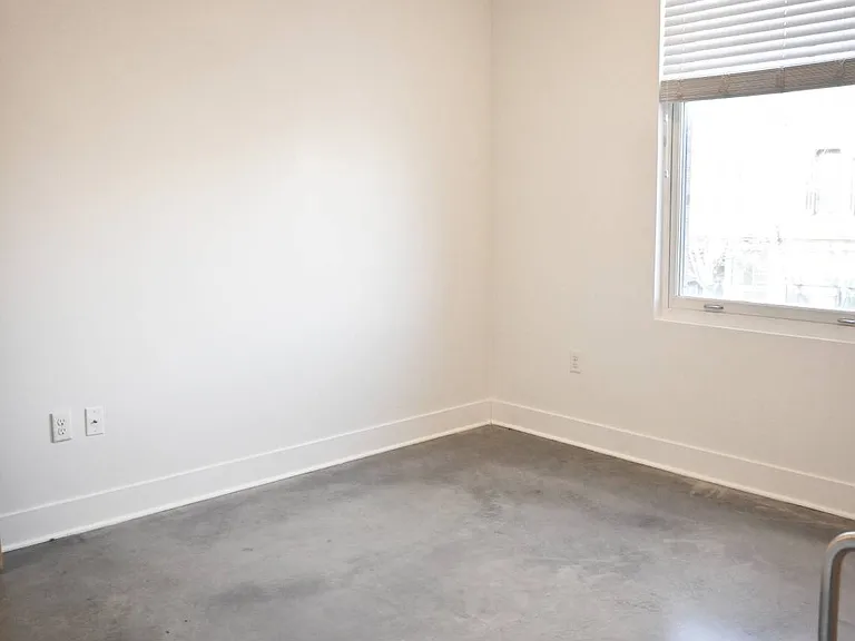 High ceilings in a bedroom at The Sawyer.