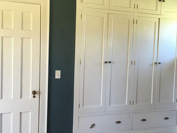 Living room storage and closet