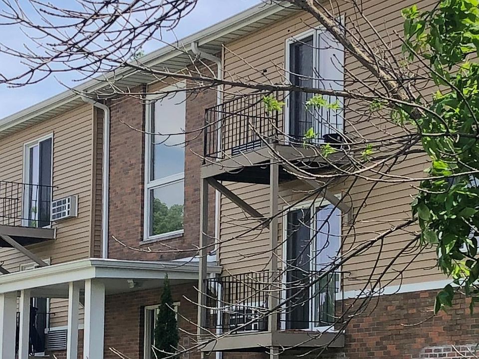 Front of the apartment building
