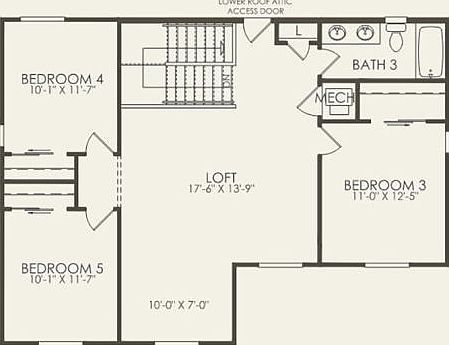 Second Floor 5 br 3 ba
