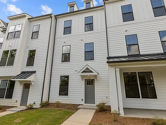 Exterior photo, front of townhome facing Hugh Street