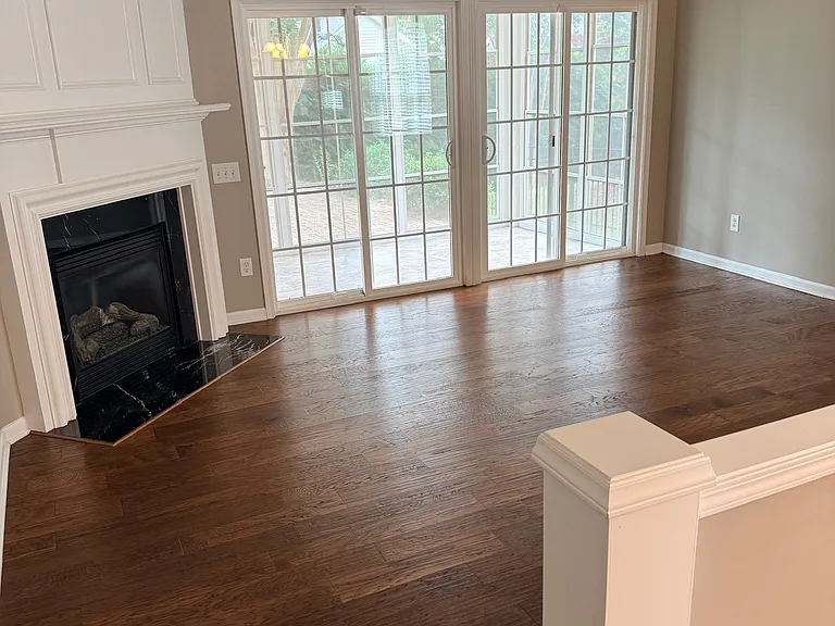 Living Room with hardwood floors throughout main floor