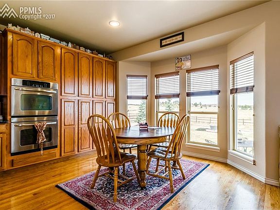 Eat in Dining room off kitchen.
