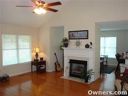 Living room fireplace