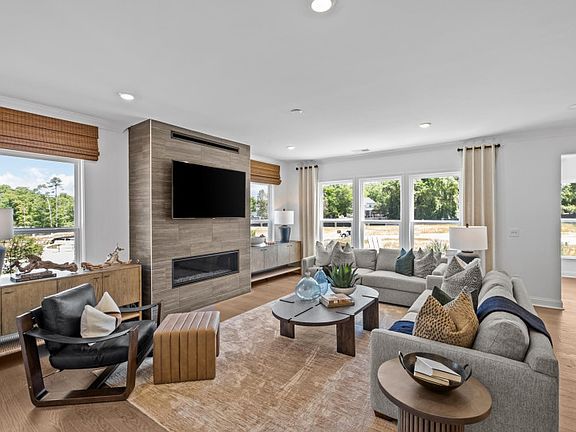 Spacious Gathering Room with Optional Fireplace