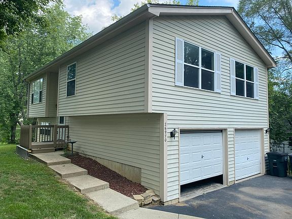 Front and side of house