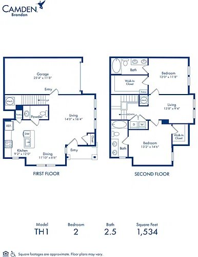 Floor plan TH1