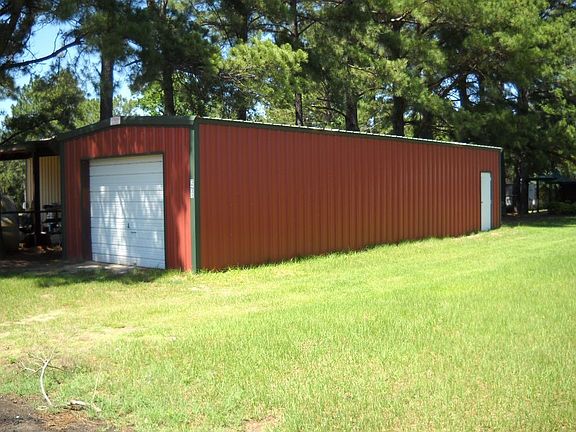 Two car drive through garage/work shop