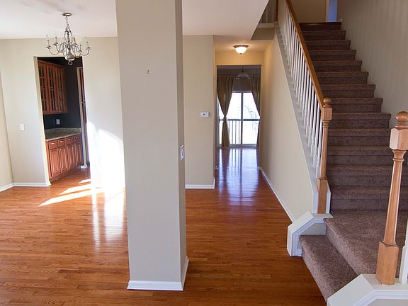 Stairs + Hallway to Kitchen
