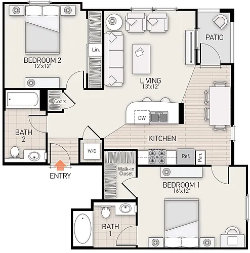 Floor plan Plan L