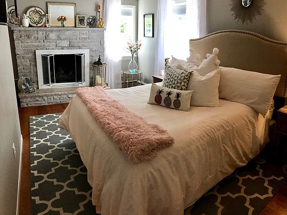 Master bedroom w/ fireplace