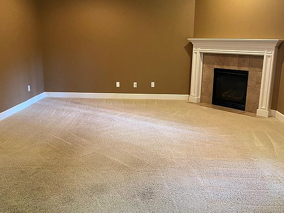 Family room with fire place