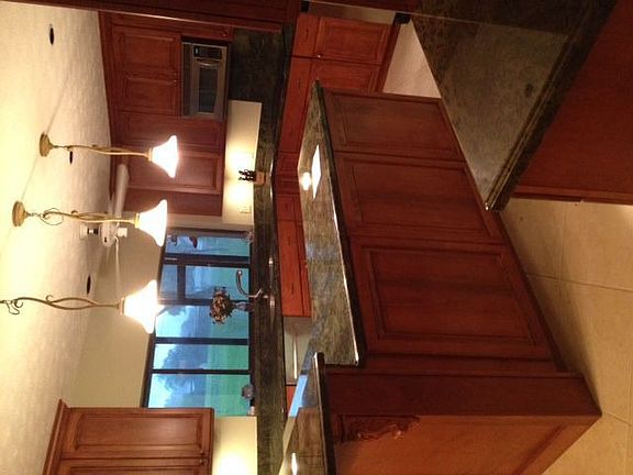 Granite and Custom Cabinets