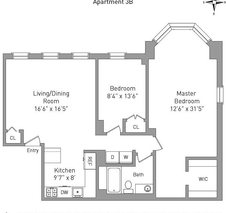 2nd image of 26 S Oxford St APT 3B