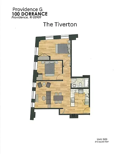 Floor plan The Tiverton
