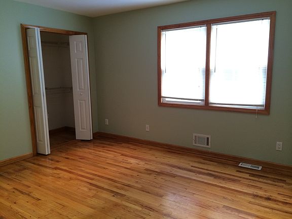 Living room with closet