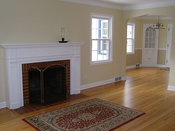 Large, sunny living room and dining room