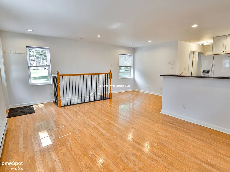 View of the great room facing Houston Street