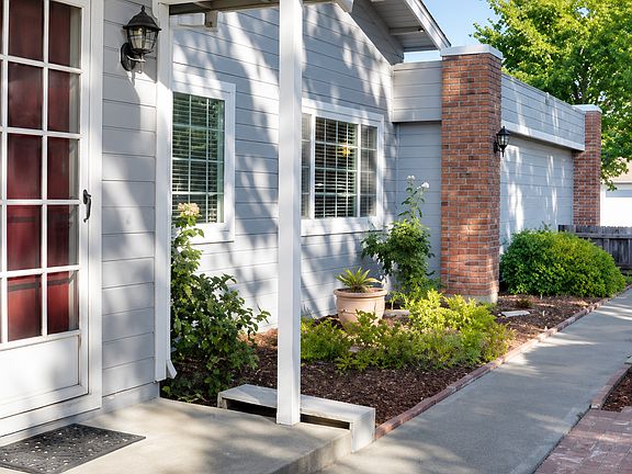 gated private walkway to entrance