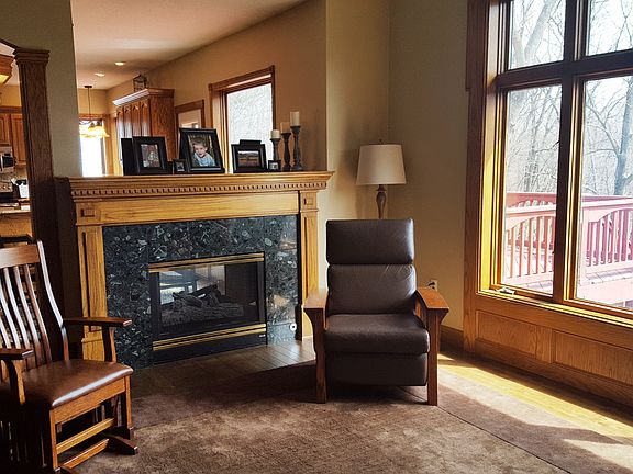 Double Sided Gas Fireplace