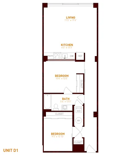 Floor plan D1