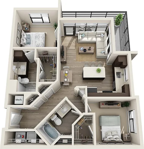 Floor plan B2