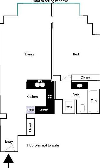 Floorplan (not to scale)