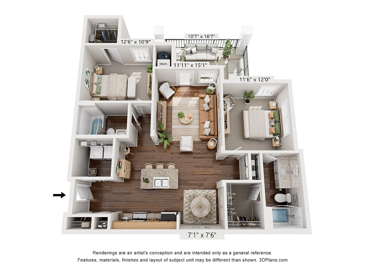 Floor plan Thoroughbred