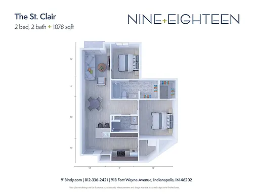 Floor plan St. Clair