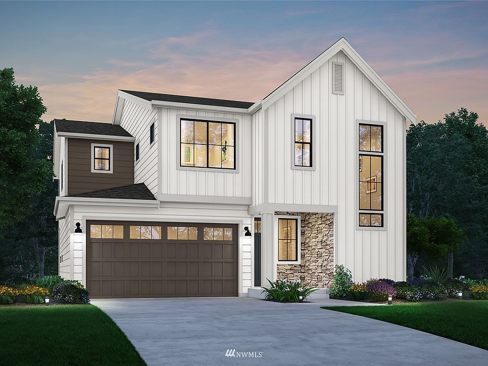 Soundview Plan 2820 Elevation A rendering - details are not exact and are subject to change without notice