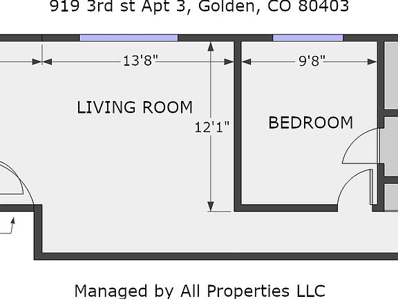 919 3RD ST GOLDEN APT 3 Floorplan_07132023