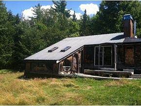 Porch with skylights