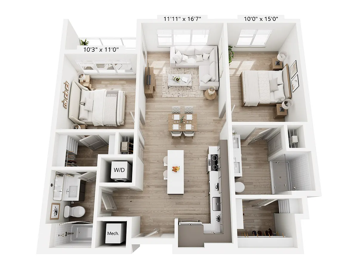 Floor plan B3