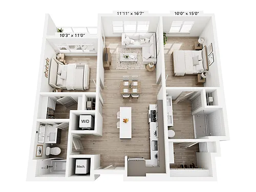 Floor plan B3