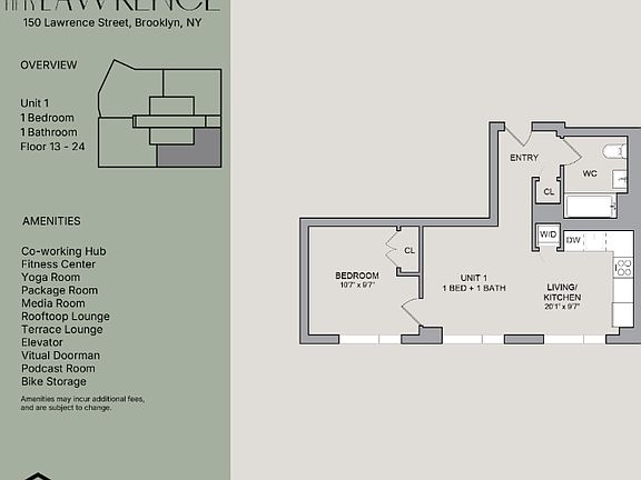 2nd image of 150 Lawrence St #2121