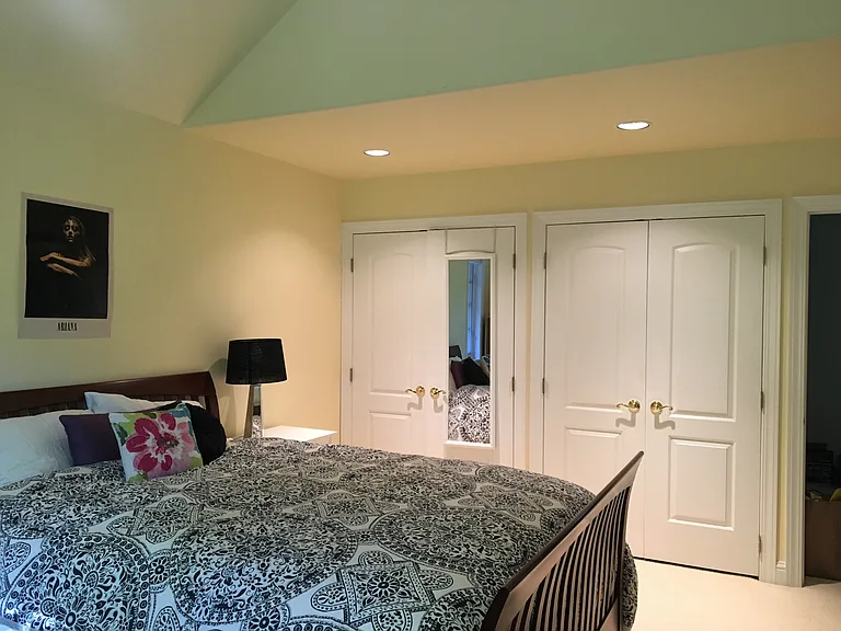 Bedroom 2, double closets.