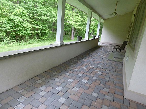 Private side porch.
