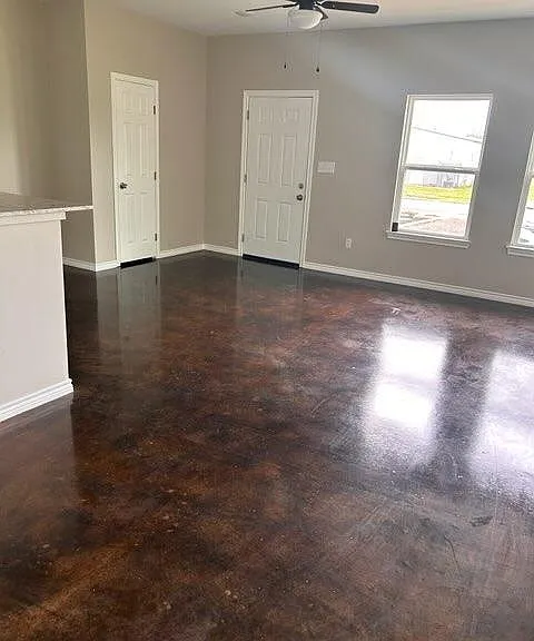 living and dining area