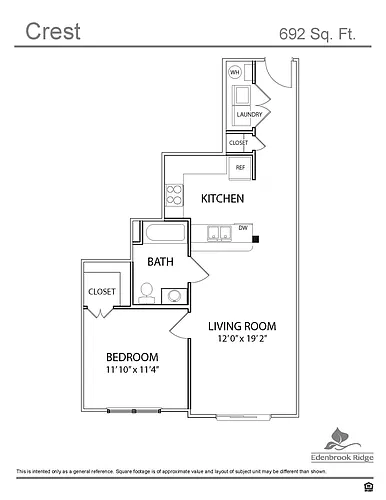 Floor plan Crest