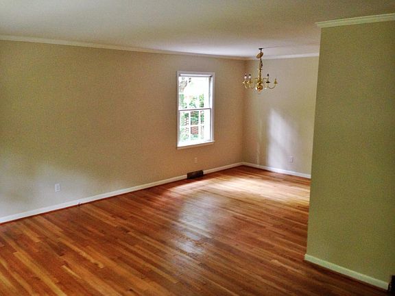 Beautiful hardwood floors, dining room open to living room