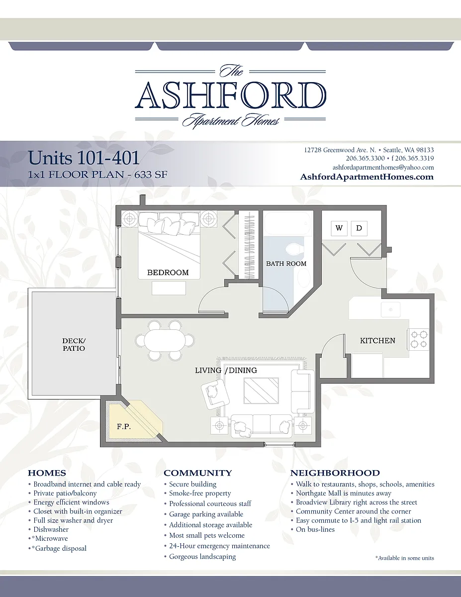 Floor plan 01 - 1X1