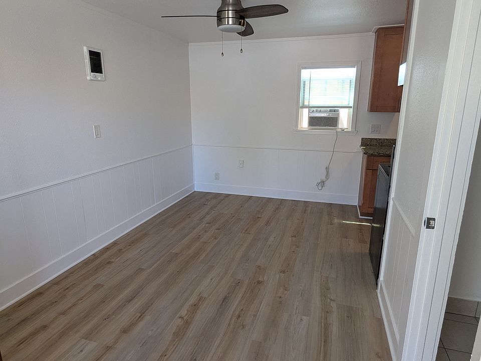 Living area, front door view
