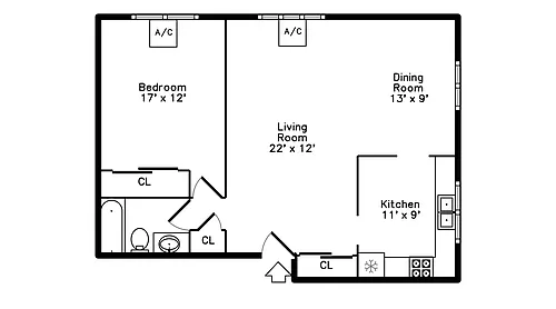 Floor plan 209-405
