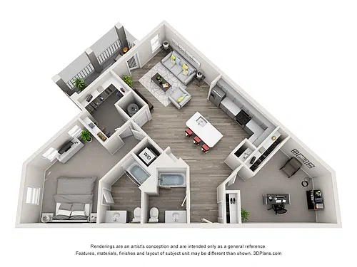 Floor plan The Gable
