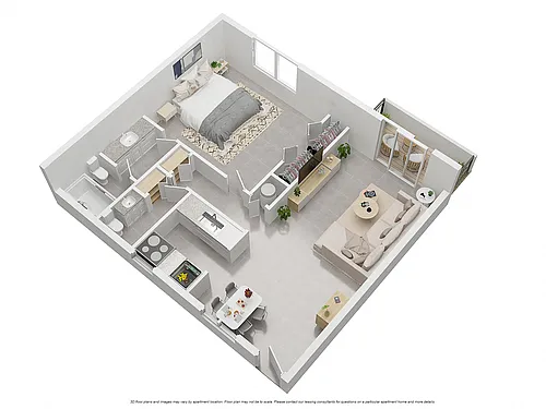 Floor plan 1 BED 1.5 BATH