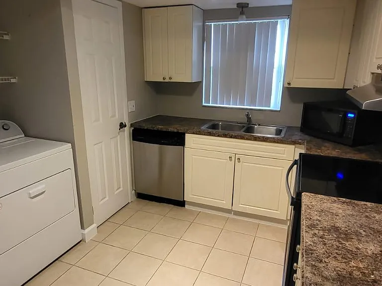 Kitchen with stainless steal appliances